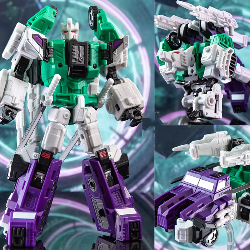 JINBAO Sixshot Transformation 8902 Ninja Six formes guerrier G1 série Anime figurine déformation Robot cadeaux jouets