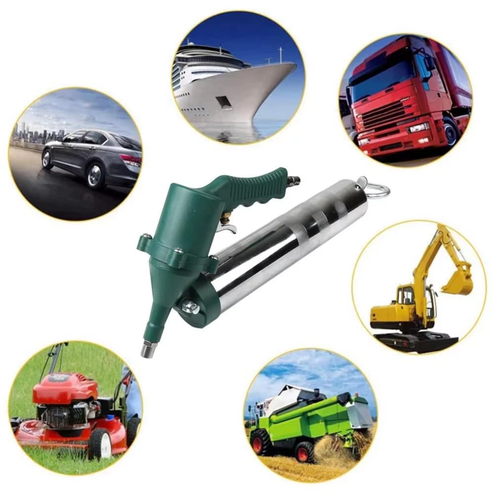 Pistolet à graisse pneumatique 400cc, pompe à compresseur Portable pour la lubrification de diverses pelles de voiture et navires