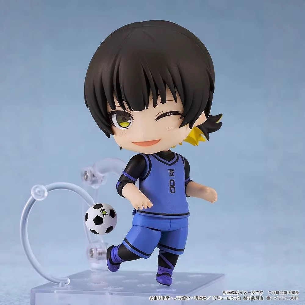Figurine PVC Blue Lock Meguru Bachira 2658, visage interchangeable, modèle de collection, décoration de bureau pour les fans d'anime