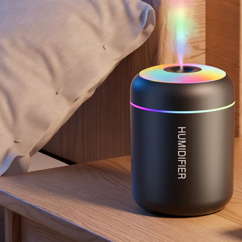 Mini humidificateur d'air électrique USB 180ML, diffuseur d'arôme, purificateur d'huile essentielle, brumisateur d'aromathérapie, lumières pour voiture, maison, chambre à coucher