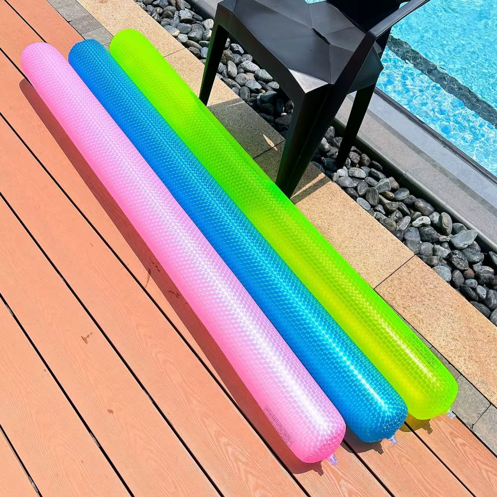 Bâtons gonflables géants en PVC pour piscine