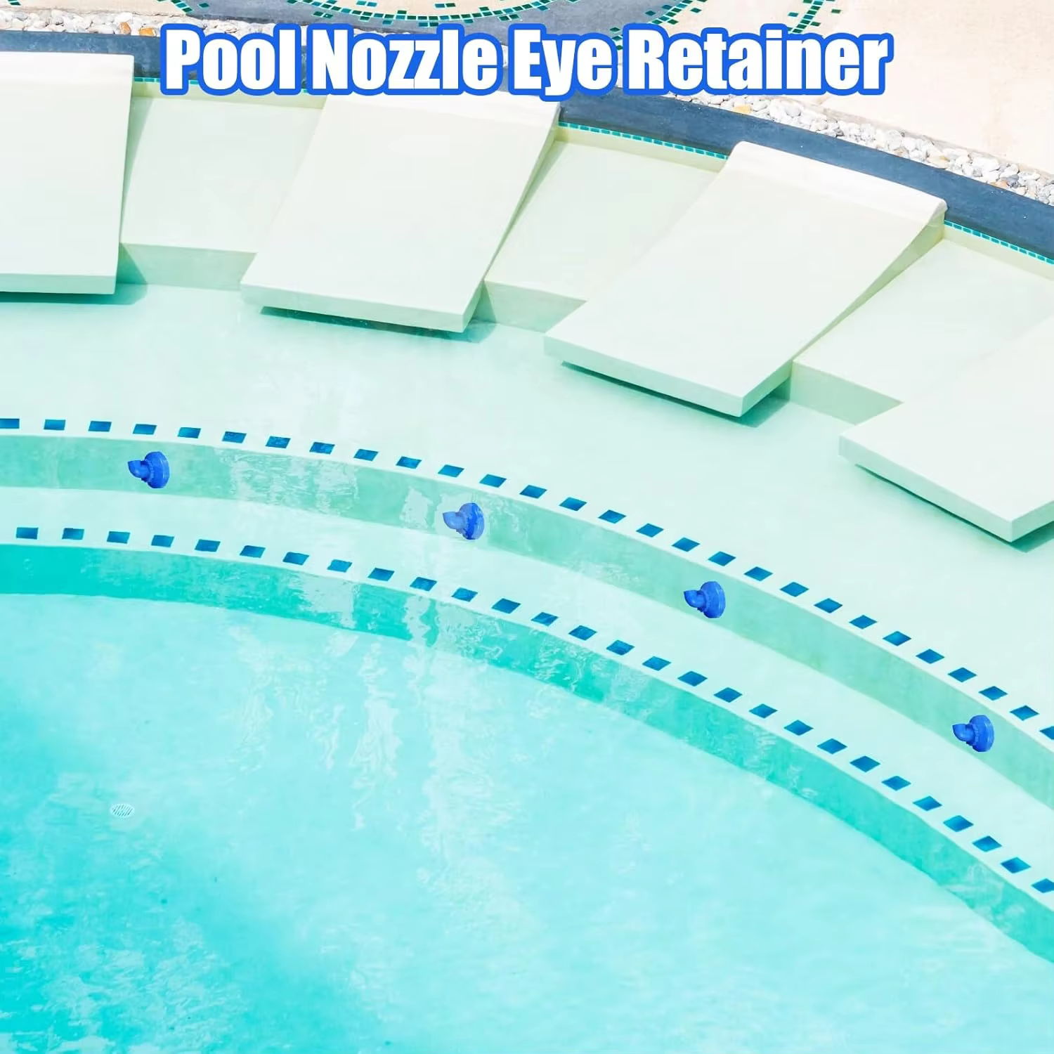 Buse d'entrée de piscine en plastique