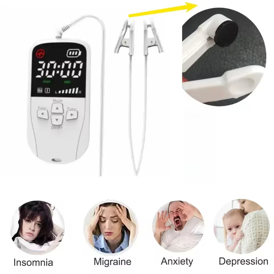 Aide au sommeil CES technologie de stimulation par électrothérapie crânienne Alpha Stim insomnie appareil de sommeil pas de sommeil anxiété dépression