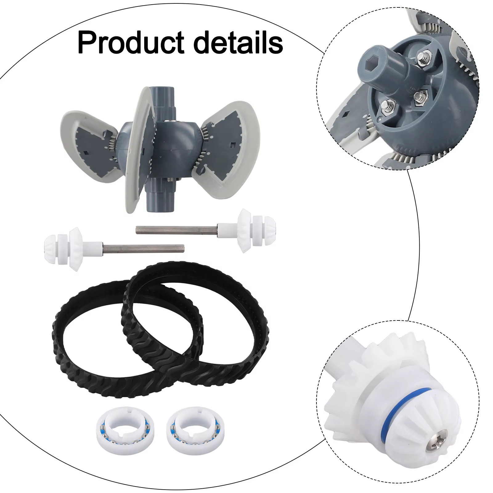 Kit d'entretien de nettoyeur de piscine pour zodiaque pour Baracuda MX8 MX6 avec moteur R0524900 pistes R0526100 roulements R0527000 remplacement
