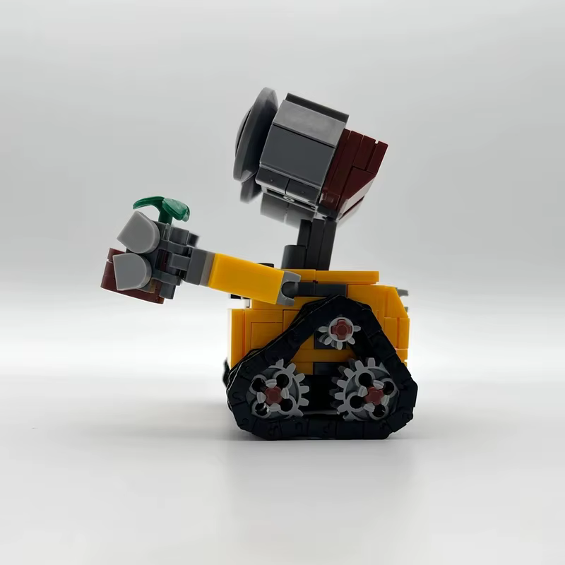 Film classique, plus de 200 pièces, mini robot Wall-e, blocs de construction MOC, modèle DIY, kits de briques, jouets créatifs pour enfants, cadeaux pour enfants et adultes