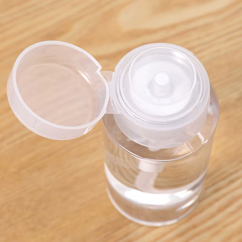 Bouteille à pompe vide rechargeable de 100/150/200ml, bouteille de nettoyant pour le maquillage, conteneurs cosmétiques de voyage, bouteilles de liquide FZPJ06