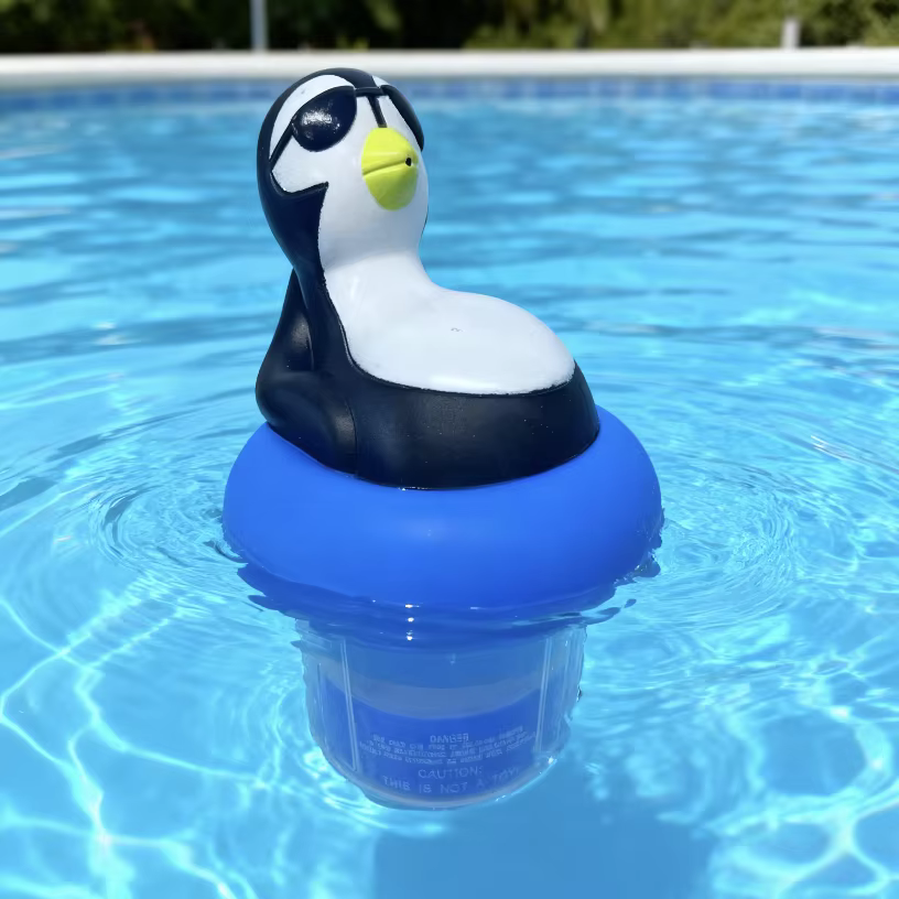 Distributeur de chlore flottant pour piscine Penguin