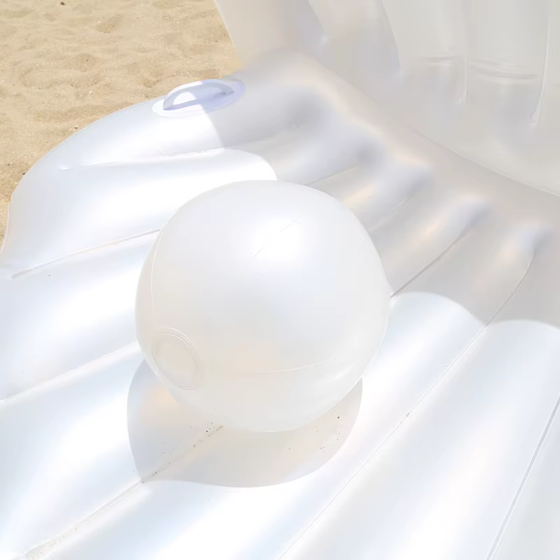 Chaise flottante de piscine avec boule de perles pour adultes