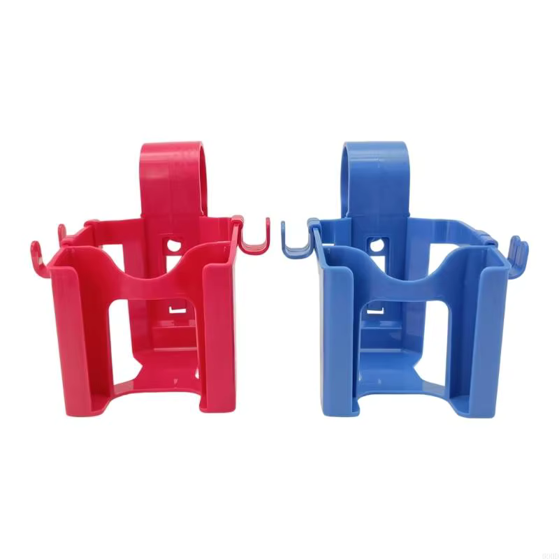 Ensemble plateaux à tasses piscine avec espace rangement conception suspendue en plastique 2 pièces