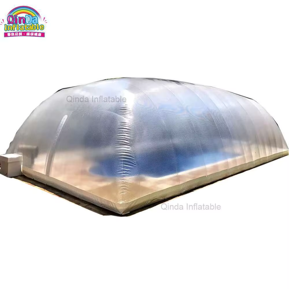 Tente de couverture de piscine gonflable en forme de bulle