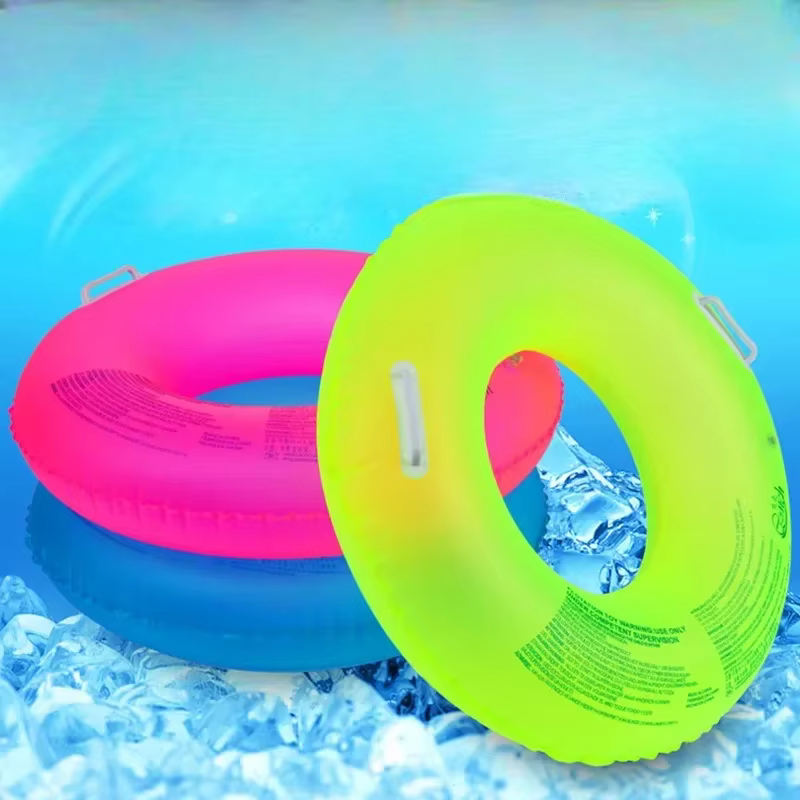 Jouets gonflables fluorescents pour piscine d'été