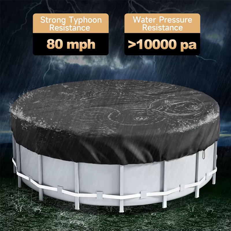 12/10/8/6FT couvertures solaires de piscine rondes pour piscines hors sol réservoir de Stock