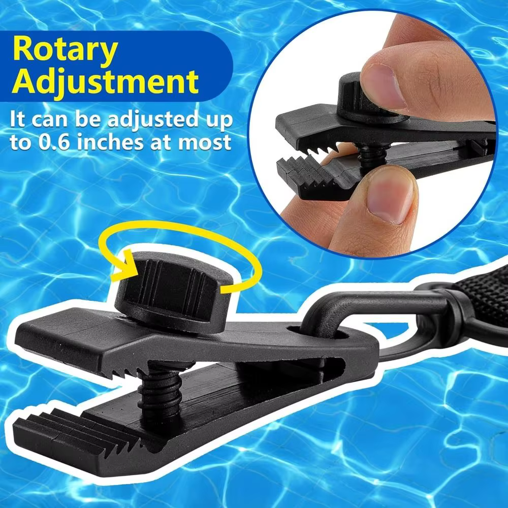 Kit d'attache robuste pour enrouleur de bâche solaire de piscine