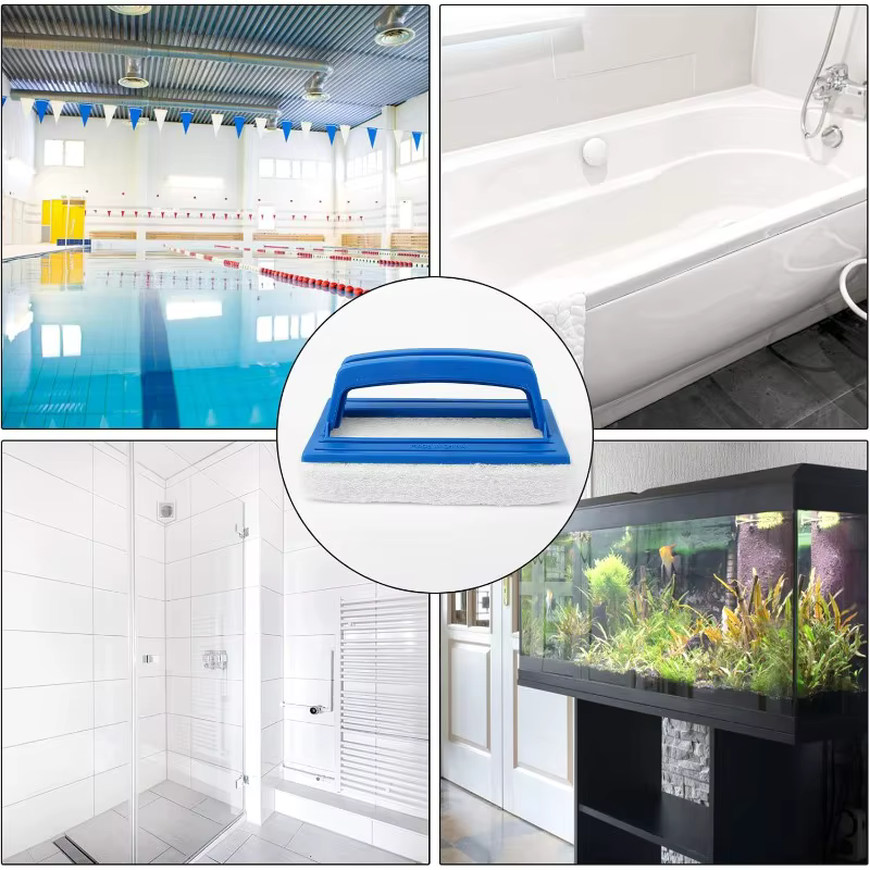 Brosse éponge de nettoyage pour murs de piscine