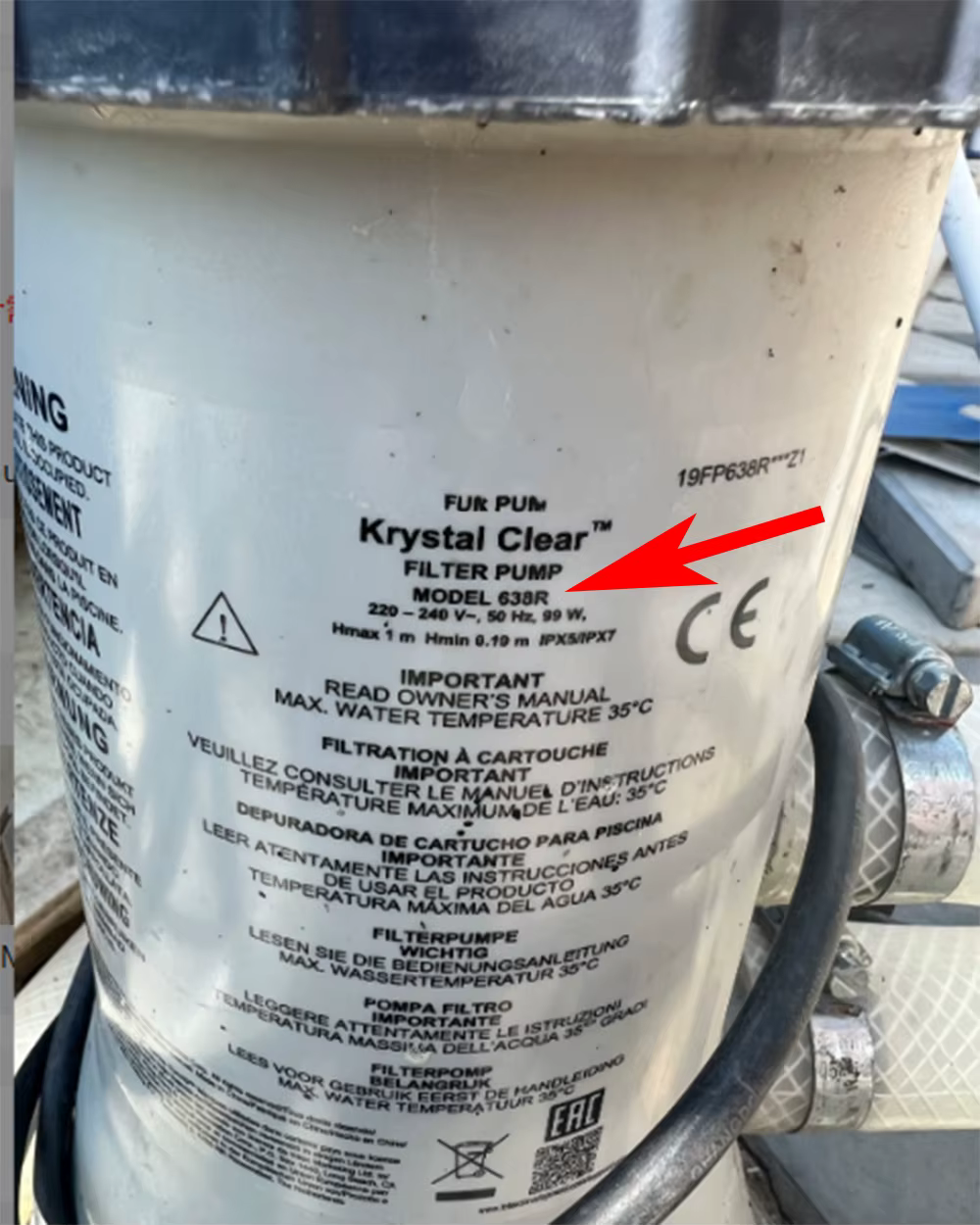 Pour Intex 28638 638R turbine de Rotor hors sol cartouche de piscine système de pompe à filtre réparer
