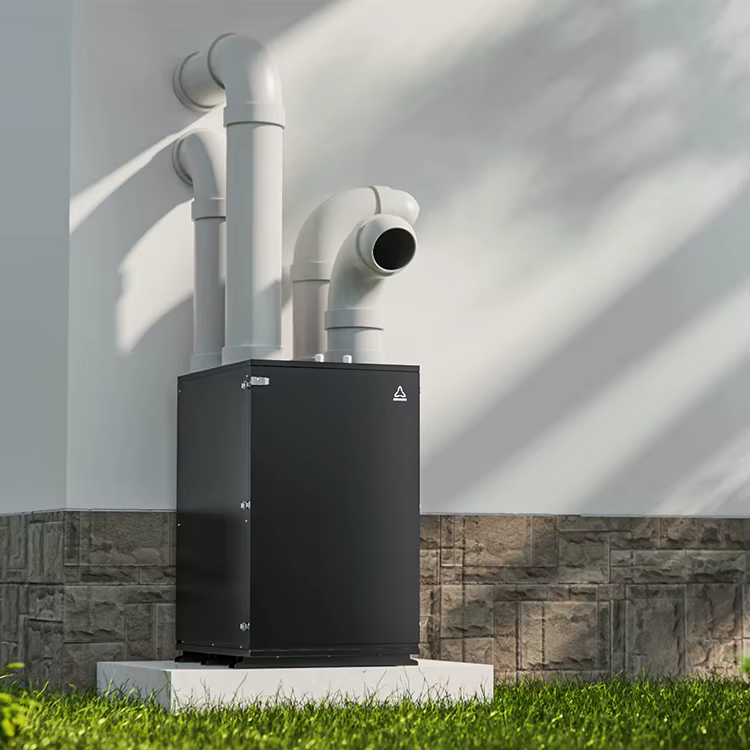 Système de récupération de chaleur Airwoods pour le chauffage et la climatisation domestique, pompe à chaleur MVHR