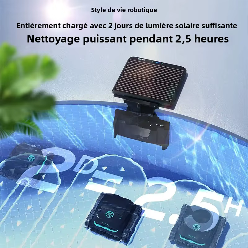 Robot nettoyeur de piscine sans fil WYBOT S2