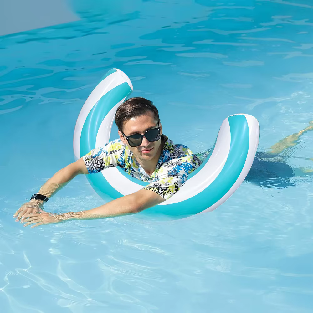 1 pièce Flotteur de piscine gonflable en PVC en forme de U