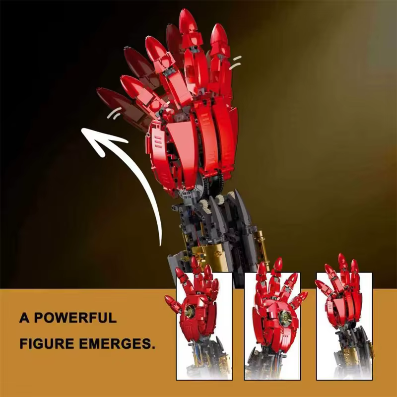 EN STOCK 10557 MOC Blocs de construction de bras robotique technique Briques Modèle d'assemblage Jouets DIY pour garçons Ensemble cadeau de Noël