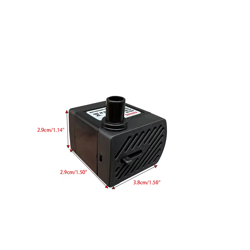 Pompe Submersible 220V 3W quatre lumières LED Aquarium étang lueur rocaille fontaine