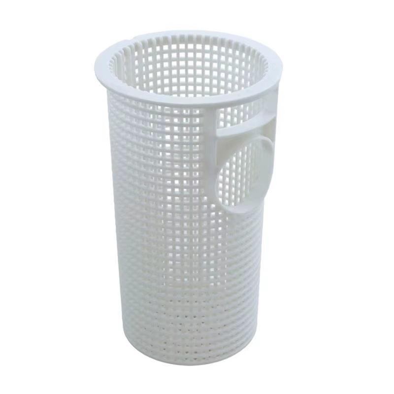 Panier de filtration blanc en ABS pour pompe de piscine