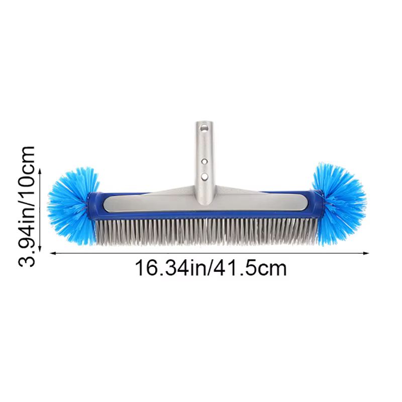 Nouvelle brosse de nettoyage de piscine à manche en aluminium