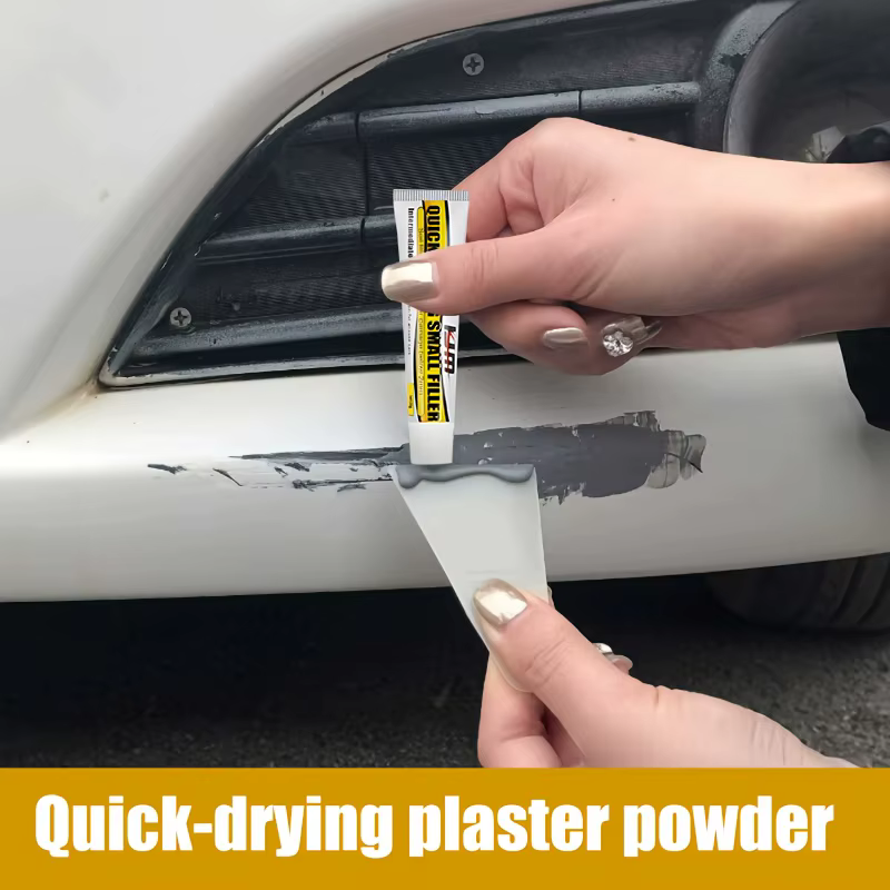 Réparation de la surface de peinture automobile - Remplissage des bosses et des rayures, lissage de la surface, séchage rapide, utilisé pour le remplissage des bosses de véhicules