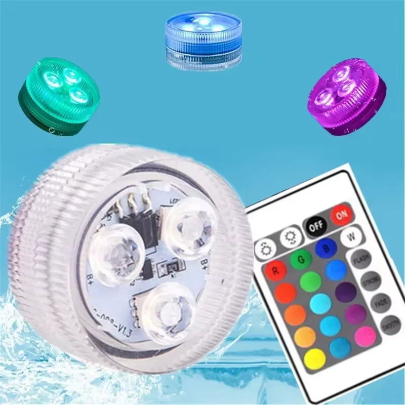 Lampe sous-marine 3LED SubSN avec télécommande