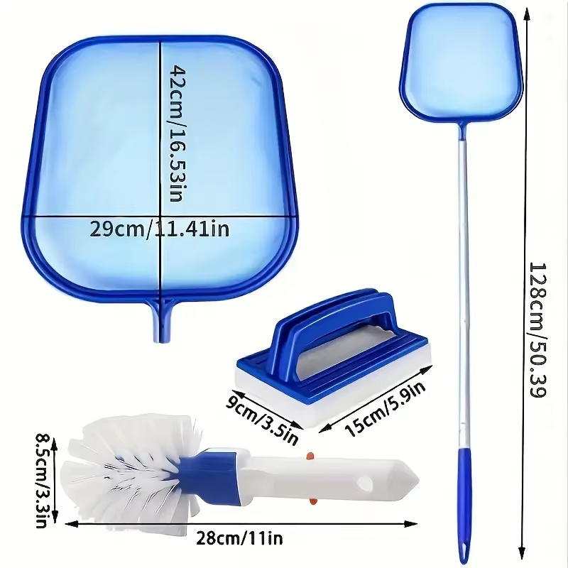 Kit de nettoyage de piscine 3 pièces