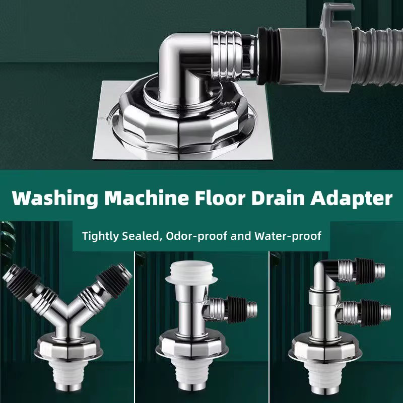 Joint de vidange de sol pour Machine à laver, connecteur de tuyau à Double usage, adaptateur de tuyau universel pour lave-vaisselle, outil de piège de broyeur