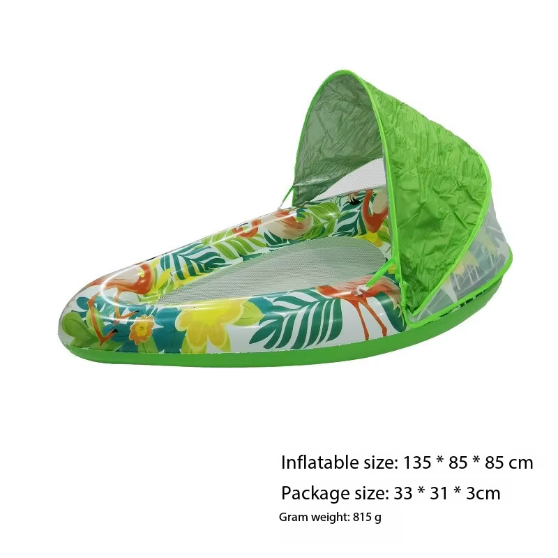 Canapé gonflable flottant pour piscine avec dossier en maille
