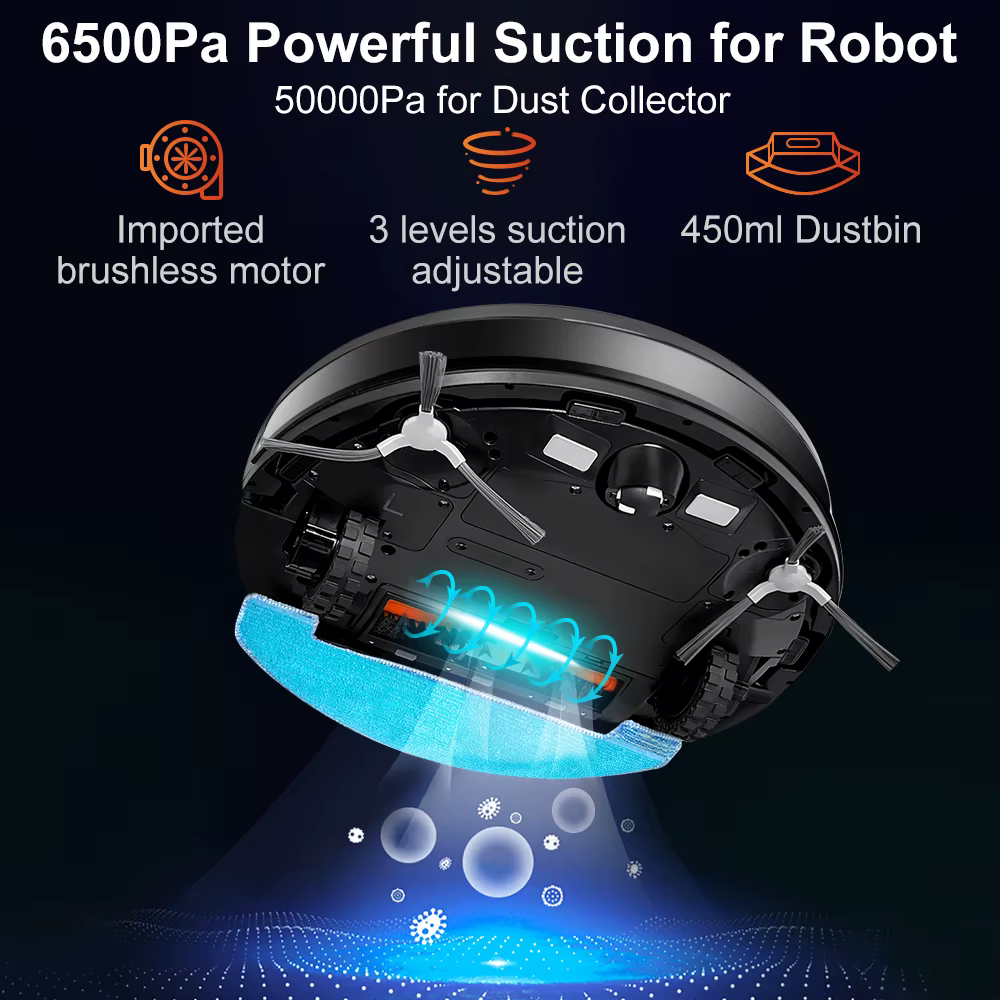 Aspirateur Robot K30 – Bac auto-vidant