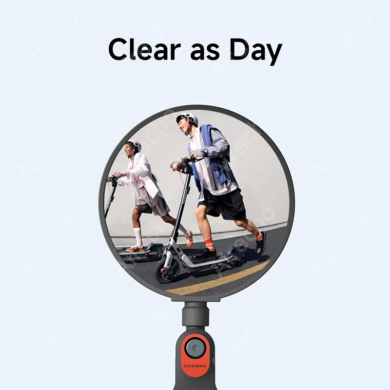 Rétroviseur d'origine pour Ninebot de Segway ZT3 Pro GT3 G3 G2 G30 F3 Pro E3 E2 Pro Scooter 360 °   Miroirs convexes rotatifs