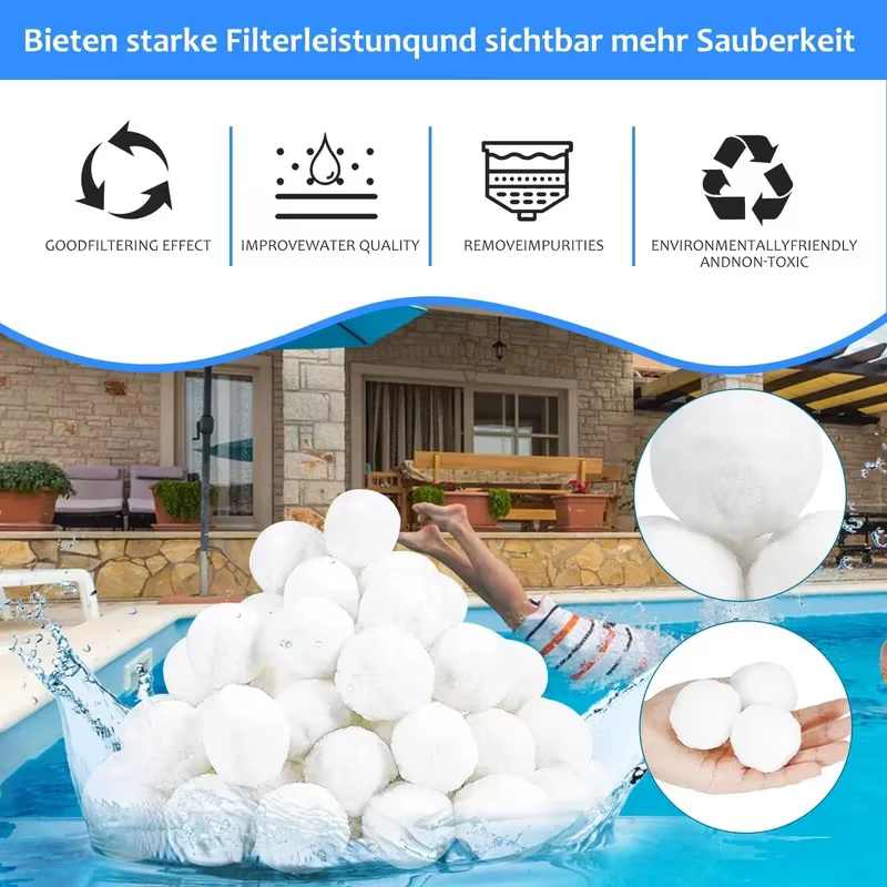 Boule de nettoyage de filtre de piscine