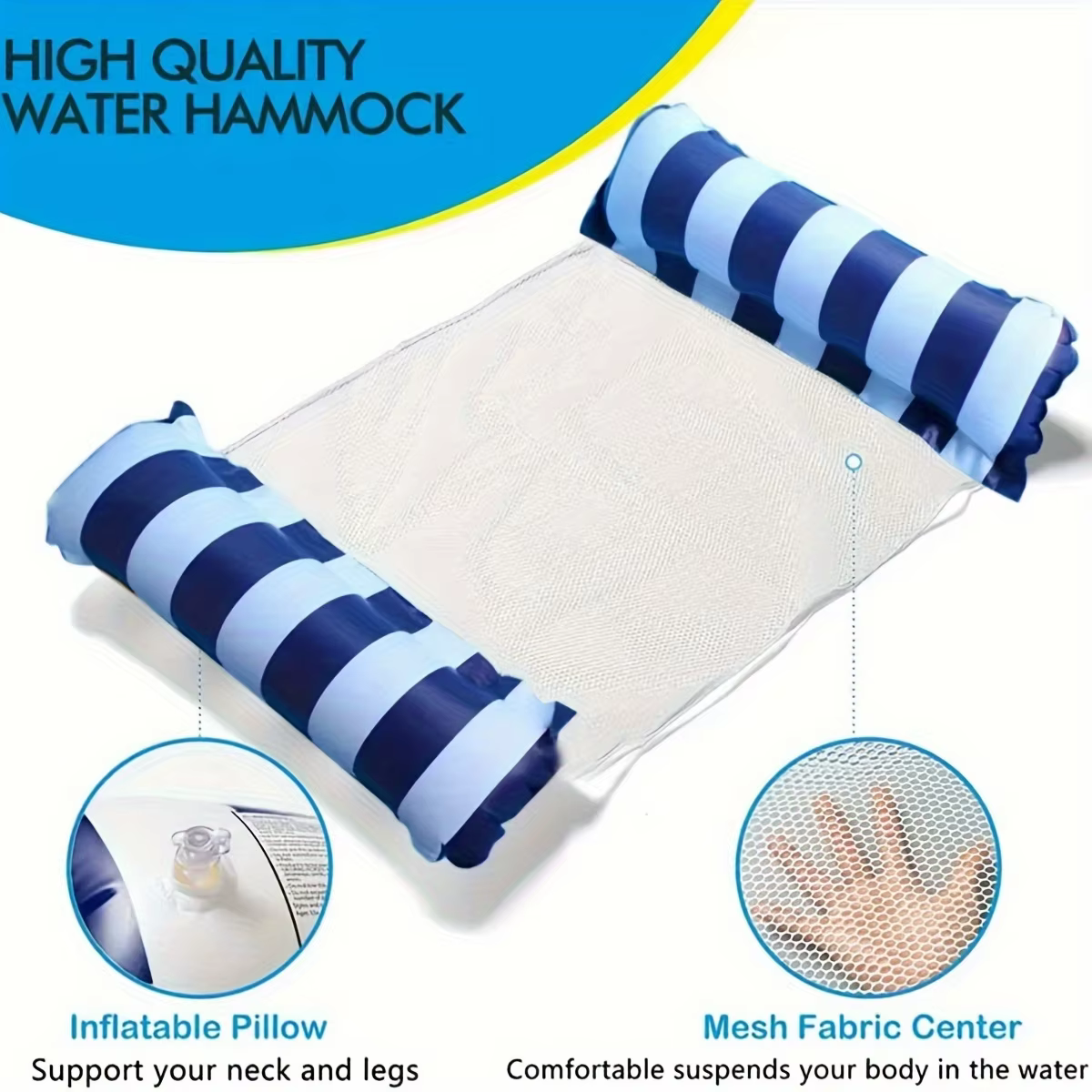 Hamac flottant multi-usage pour piscine