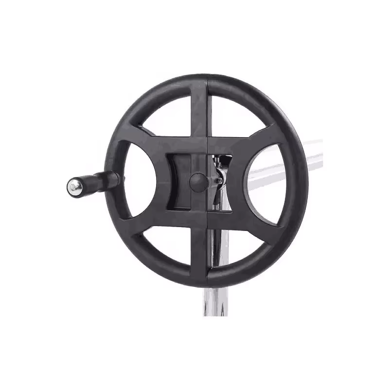Enrouleur de couverture de piscine en aluminium noir mobile avec roues, enrouleur portable pour couverture solaire, pour piscine intérieure et extérieure