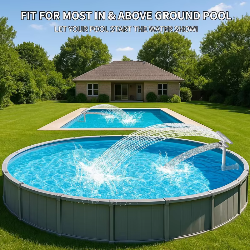 1 accessoire de fontaine de piscine réglable Double couche