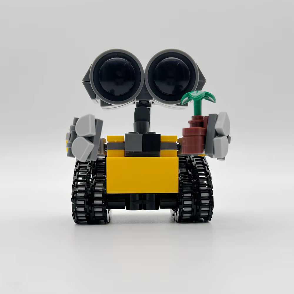 Film classique, plus de 200 pièces, mini robot Wall-e, blocs de construction MOC, modèle DIY, kits de briques, jouets créatifs pour enfants, cadeaux pour enfants et adultes