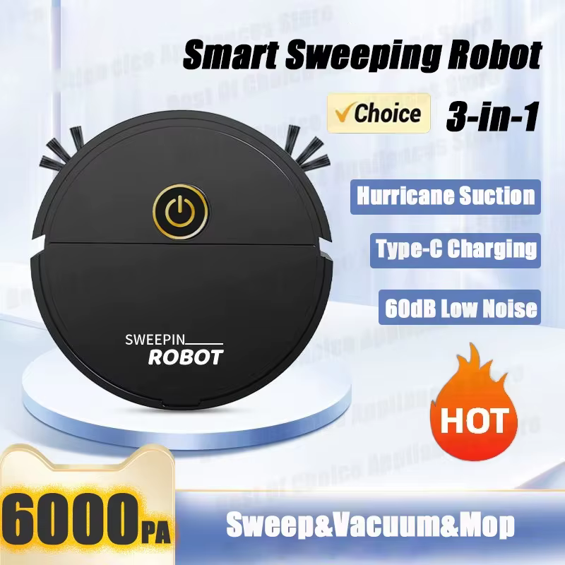 Robot de nettoyage automatique 3 en 1