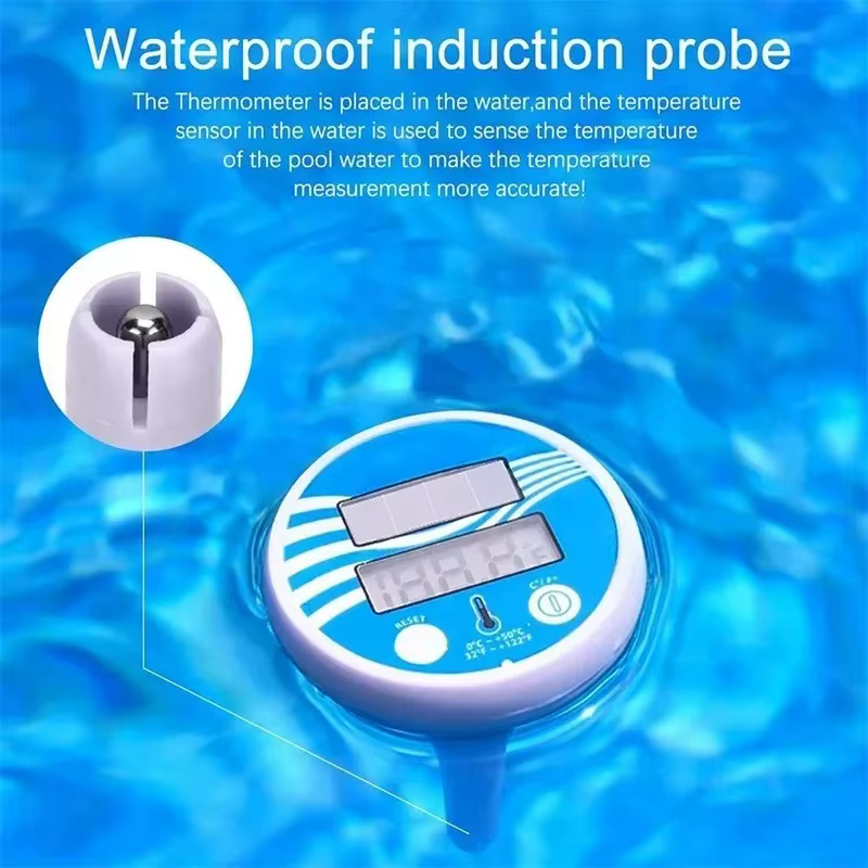 Thermomètre numérique flottant pour piscine