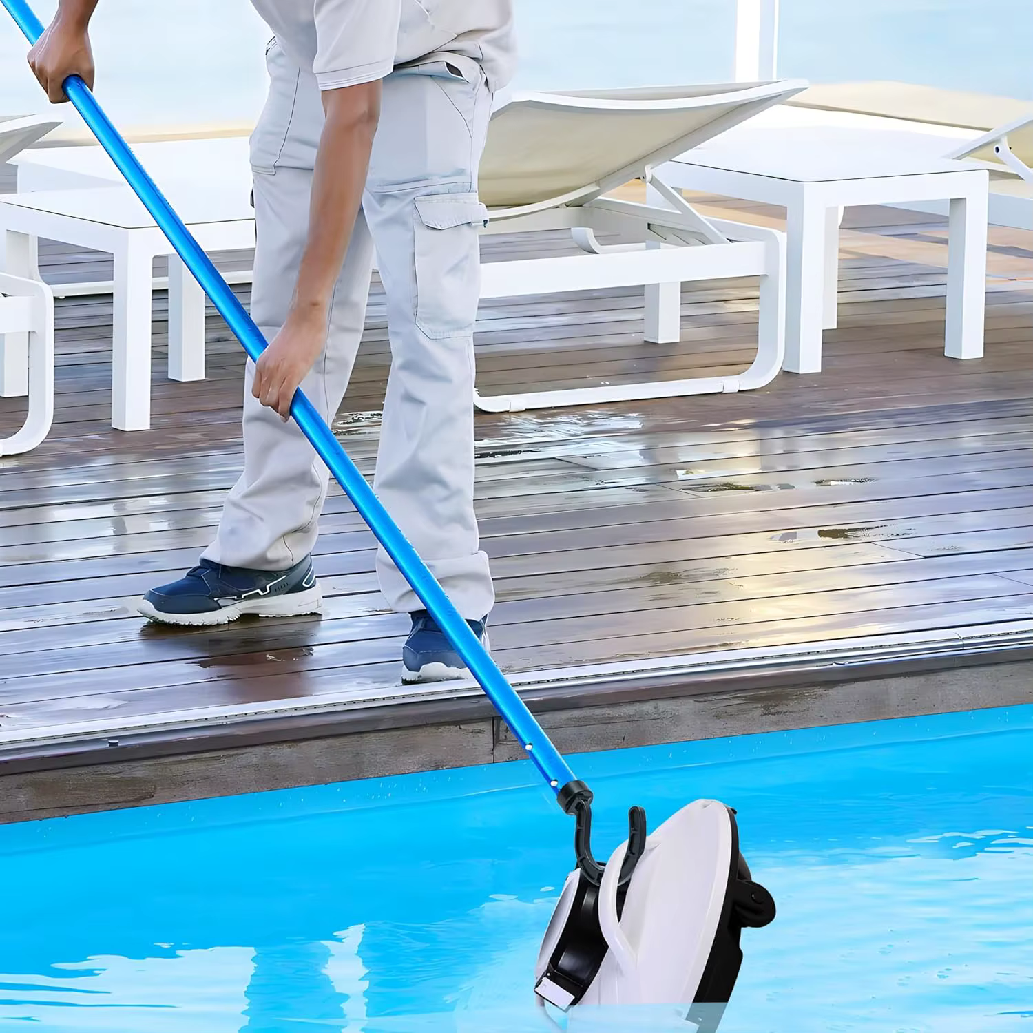 Lot de 2 crochets pour robot nettoyeur de piscine