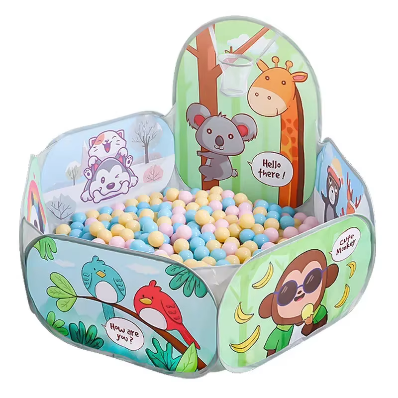 Piscine de bain extérieure portable pour enfants (120 cm) - Baignoire de jeu d'eau pour bébé