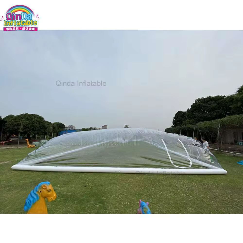Tente de couverture de piscine gonflable en forme de bulle