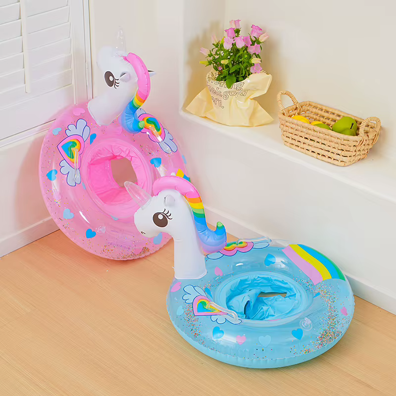 Bouée gonflable licorne pour piscine ﻿ Accessoire de piscine