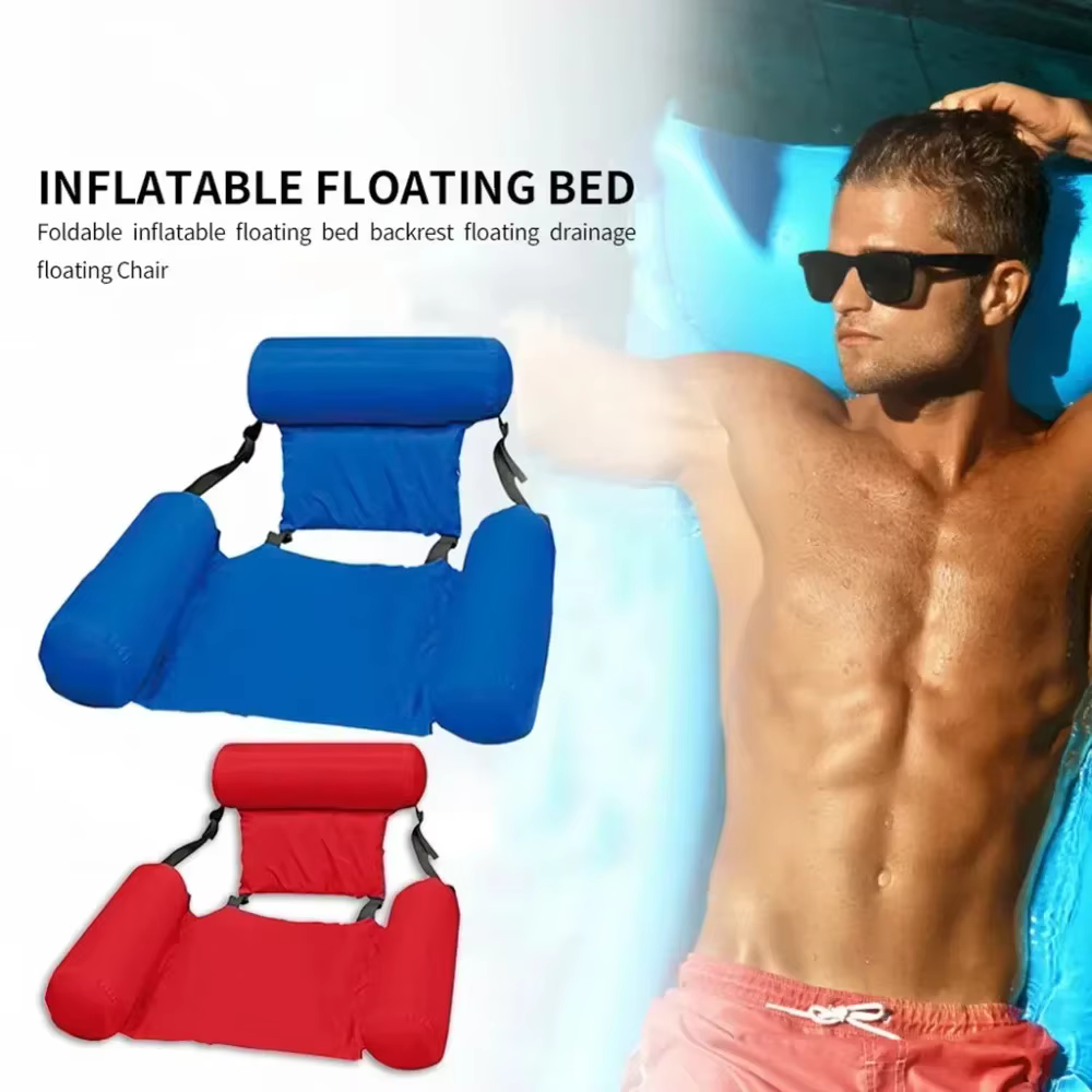 Hamac aquatique gonflable pliable