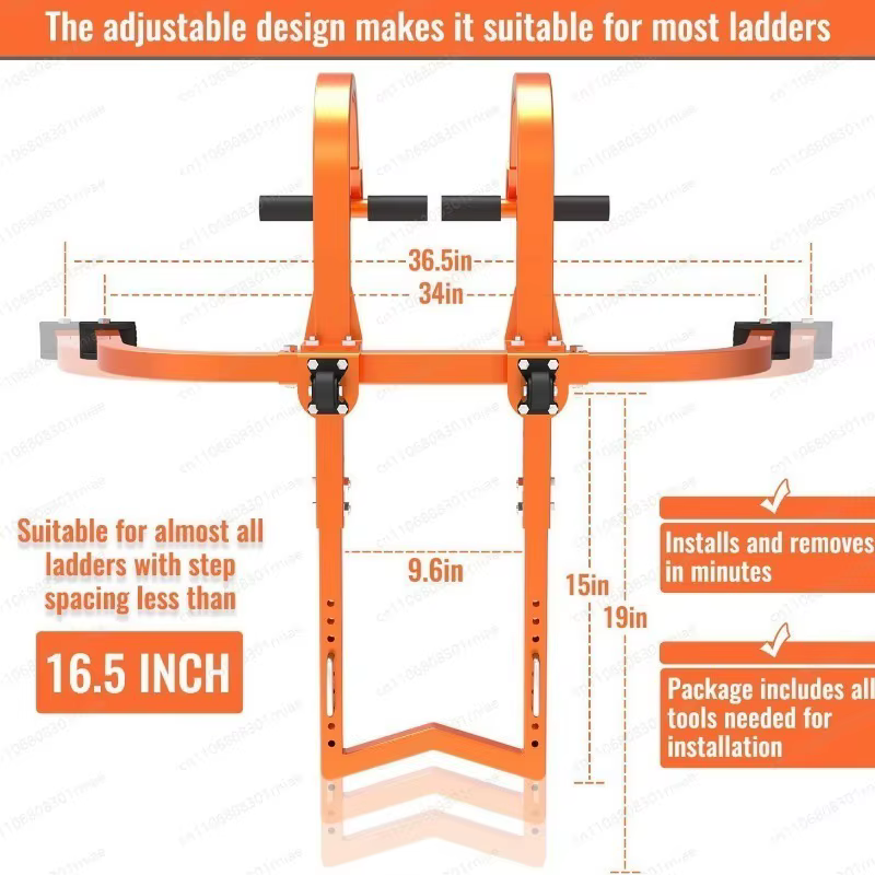 Stabilisateur antidérapant universel pour échelle droite | Accessoires de sécurité et de stabilité pour échelles