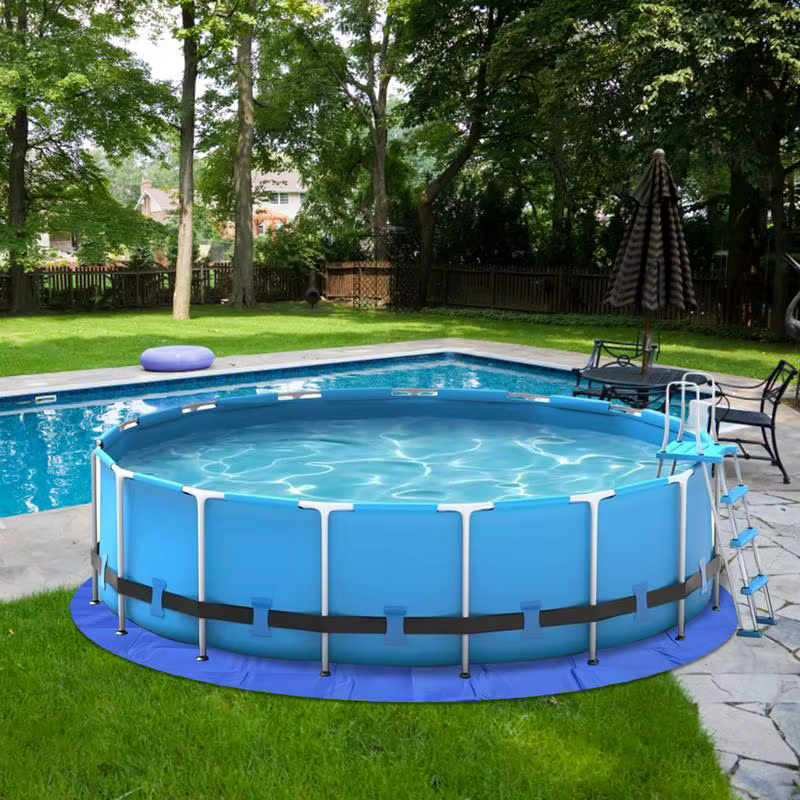 Tapis de revêtement rond pour piscine