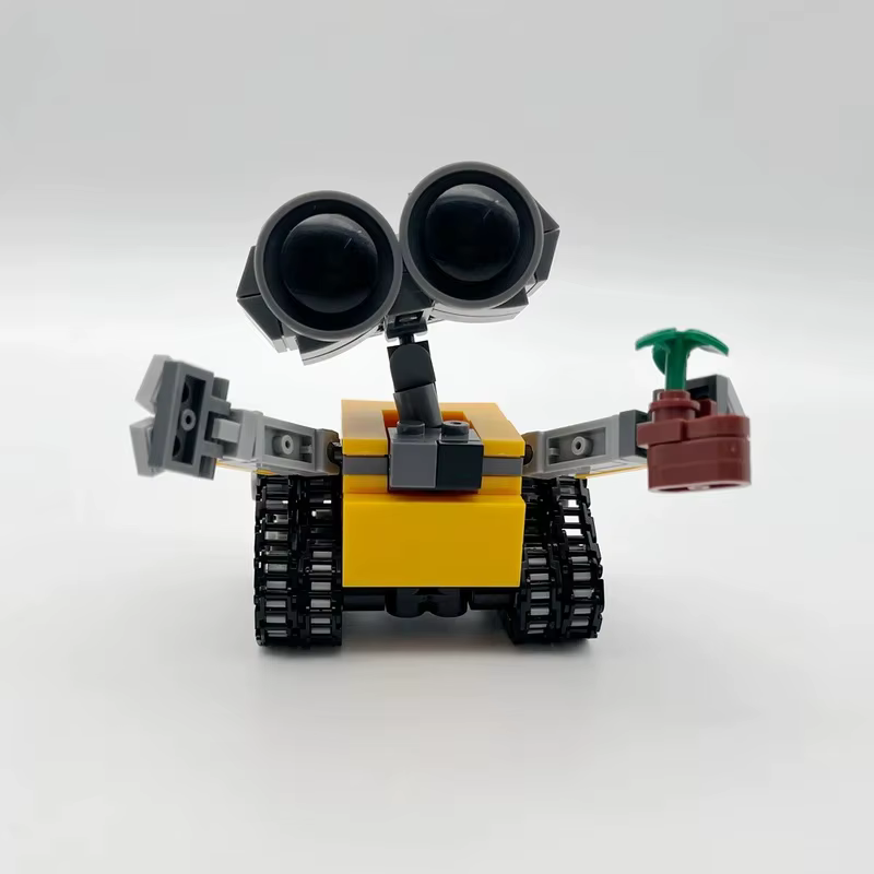 Film classique, plus de 200 pièces, mini robot Wall-e, blocs de construction MOC, modèle DIY, kits de briques, jouets créatifs pour enfants, cadeaux pour enfants et adultes