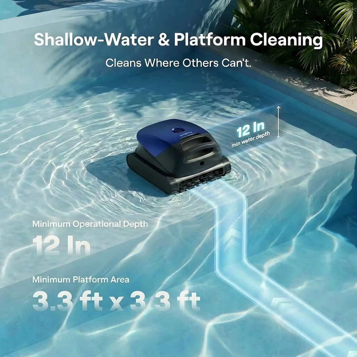 Robot aspirateur de piscine sans fil Beatbot Sora 10
