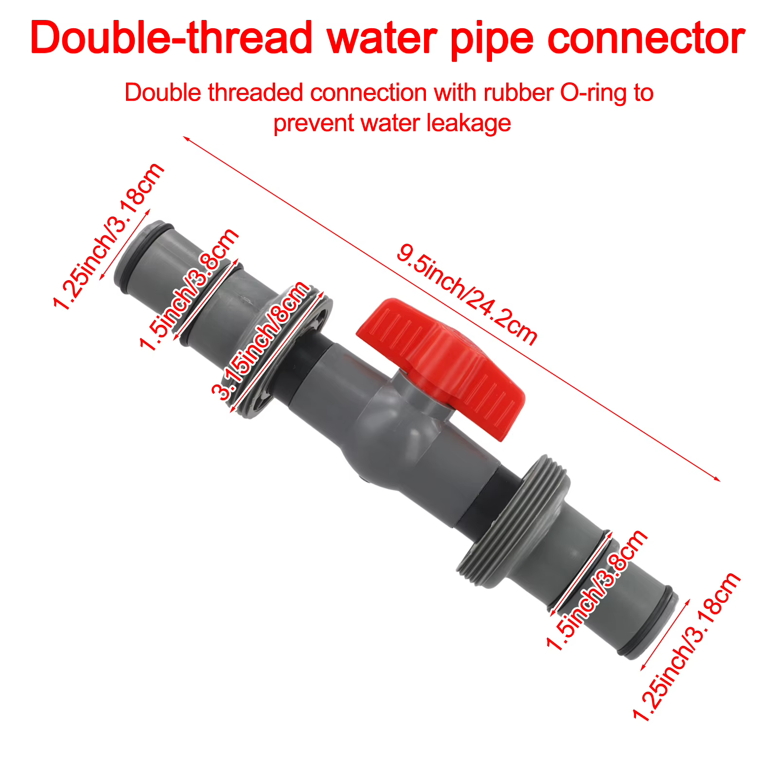 Connecteur de tuyau pour système de filtration de sable